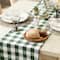 DII® 108" Heavyweight Check Fringed Table Runner